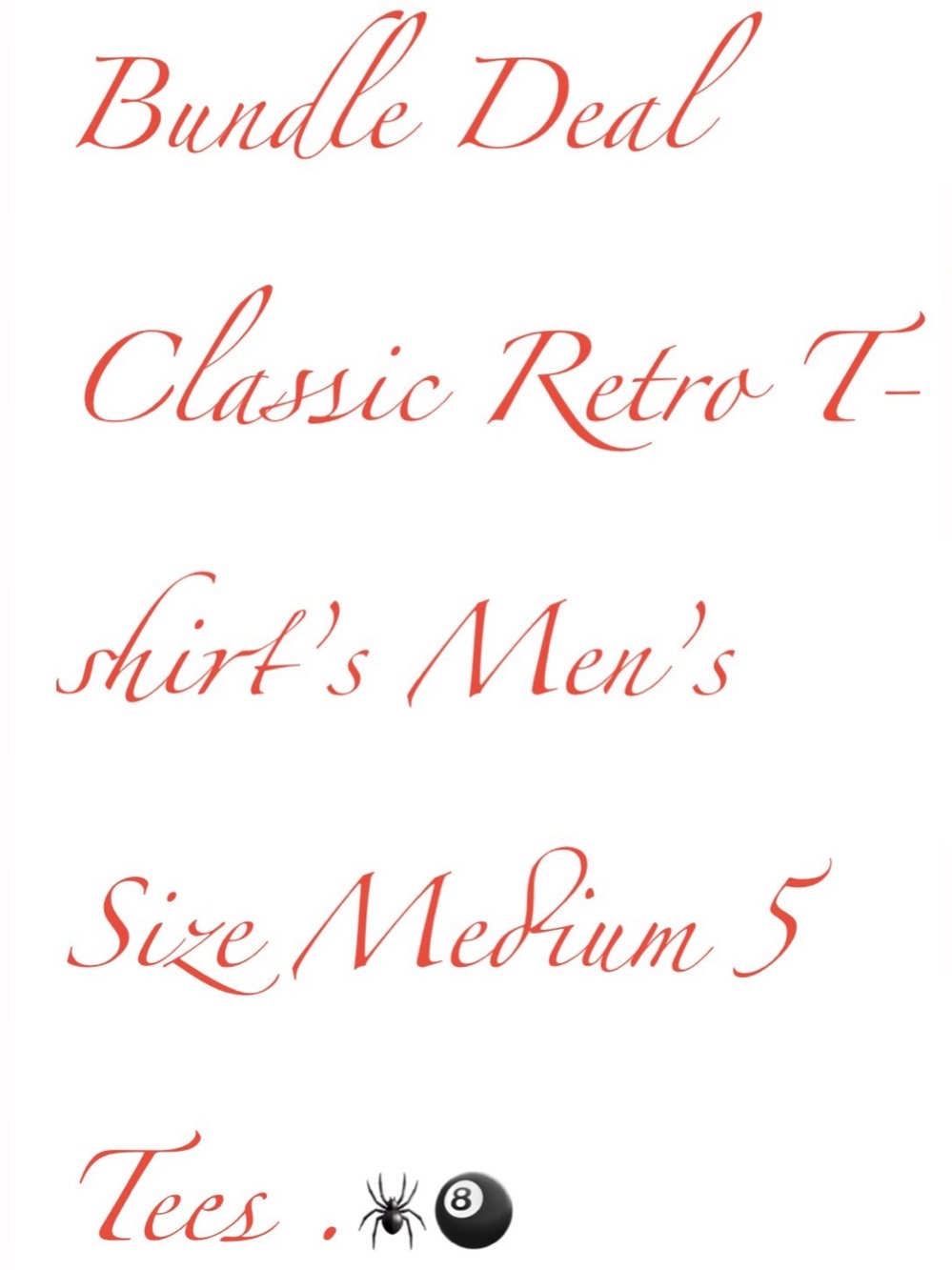 Preowned Shirts Size Medium Men’s Cars & Motorcycle Bundle Of 5 .